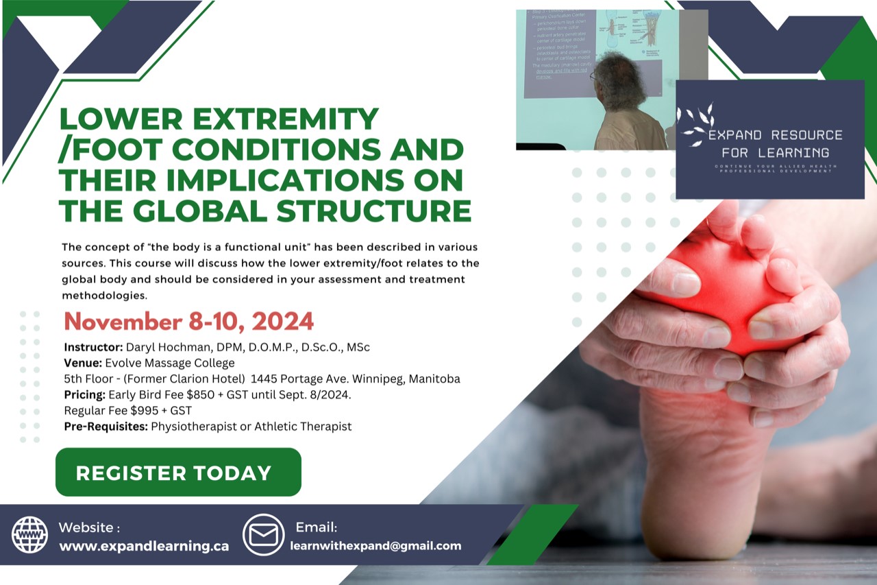 Course Lower extremity - foot conditions July 17, 2024